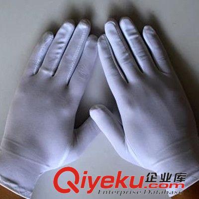 2015新品 工廠價氨綸高彈佳木斯健身操快樂舞步運動服配套專用白色禮儀手套